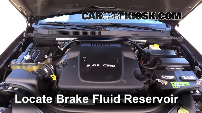 2008 Jeep Grand Cherokee Laredo 3.0L V6 Turbo Diesel Brake Fluid